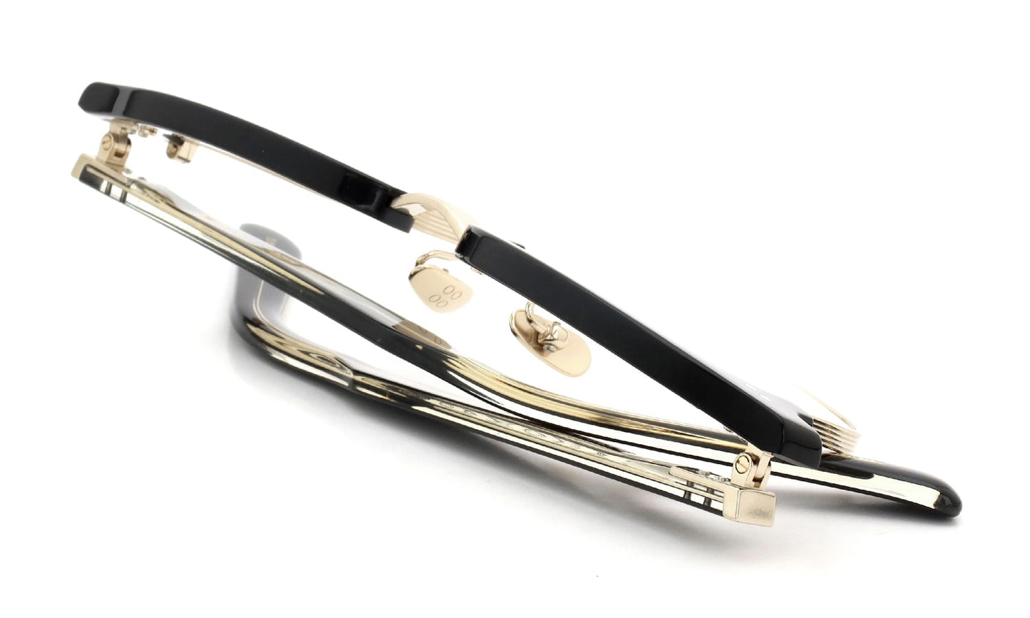 YELLOWS PLUS EYEGLASS FRAME ROGER Black Gold