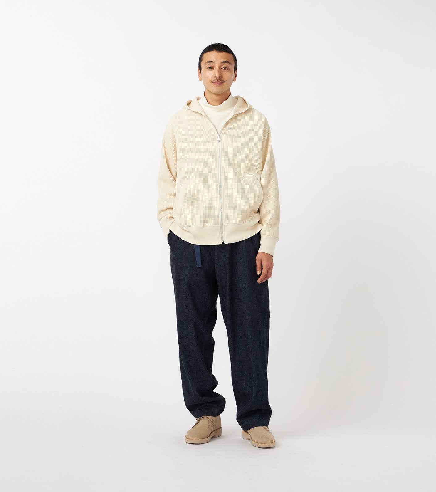 nanamica Zip-Up Thermal Hoodie