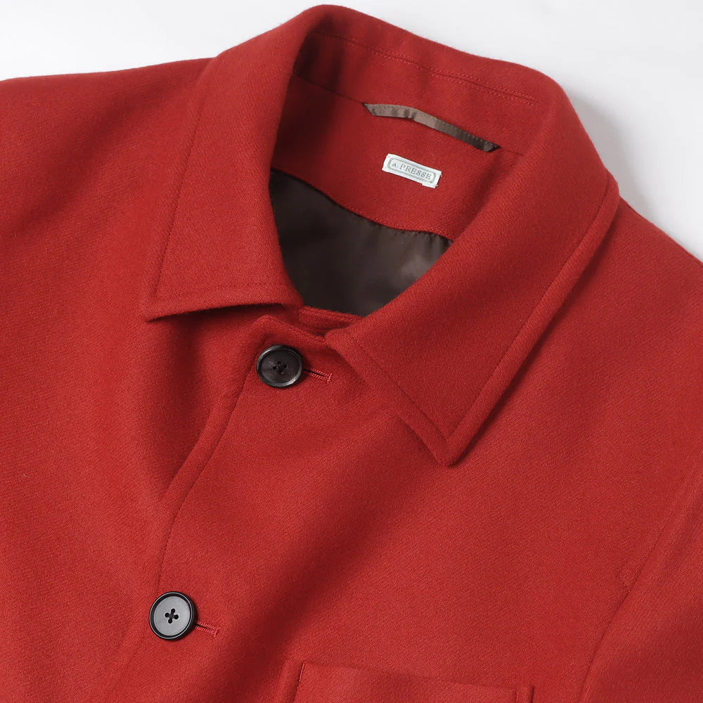 A.PRESSE Cashmere Light Flannel Jacket