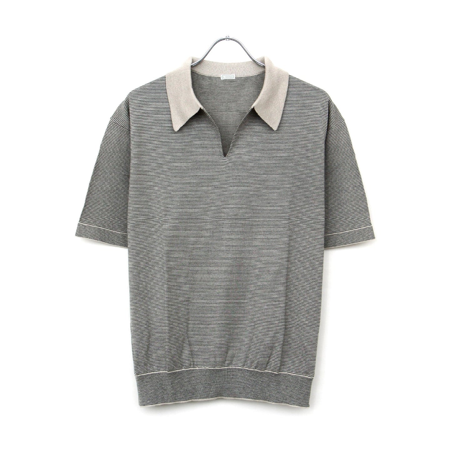 A.PRESSE High Gauge S/S Striped Skipper