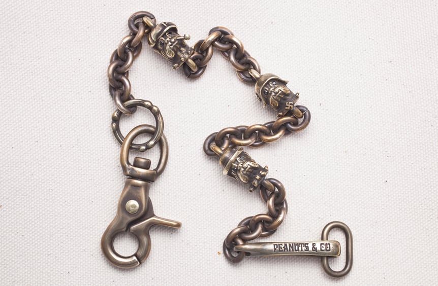 Peanuts&Co BULL WALLET CHAIN Brass – unexpected store