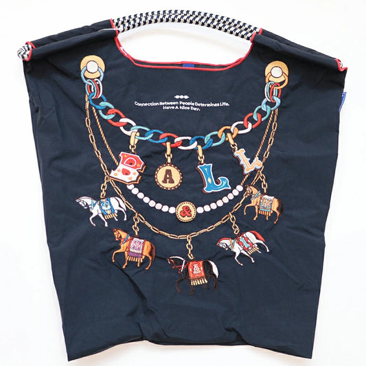 Ball & Chain Tote Bag HORSE CHARM