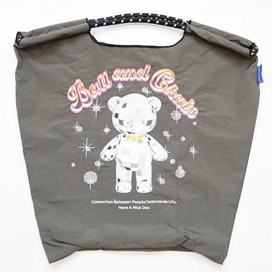 Ball & Chain Tote Bag MIRROR BALL BEAR
