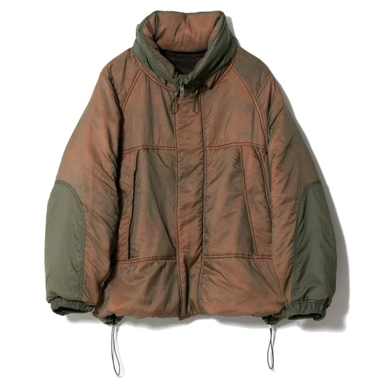 beautiful people nylonrip dyedpatting monsterparka blouson