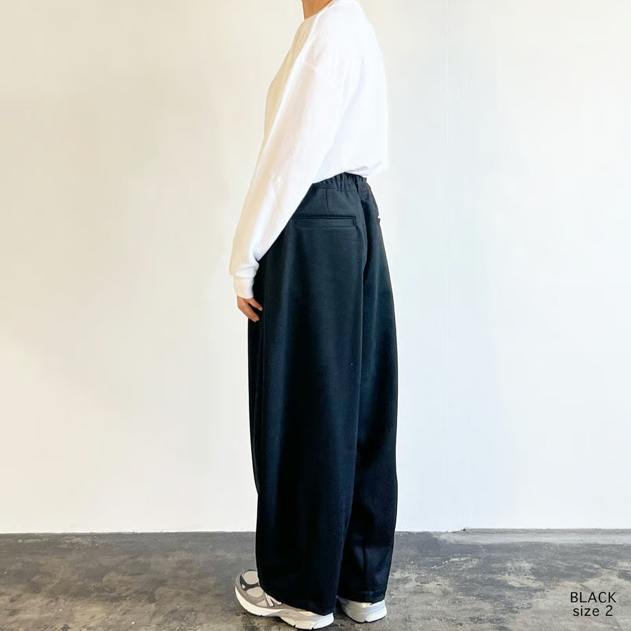 HARVESTY WOOLEN BEAVER CLOTH CIRCUS PANTS