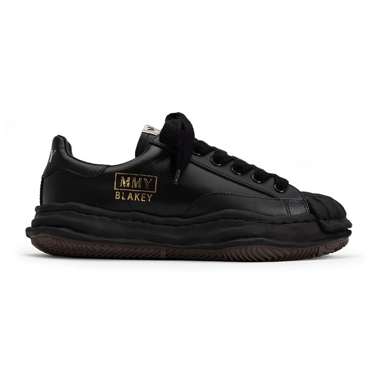 Maison MIHARA YASUHIRO BLAKEY Original Sole Leather Lowtop Sneaker Black x Black
