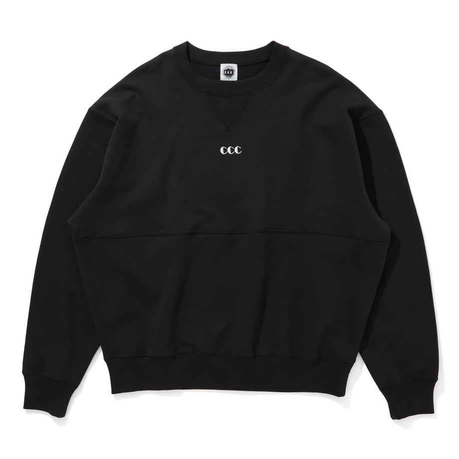 CITY COUNTRY CITY Embroidered Logo Switching Cotton Sweatshirt
