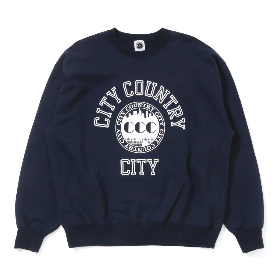 CITY COUNTRY CITY Cotton Sweat Shirt College Logo