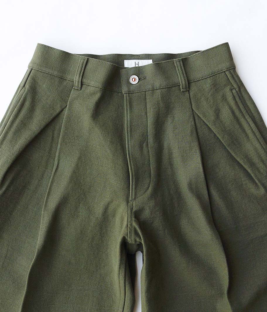 HERILL HL DENIM TUCK SHORTS