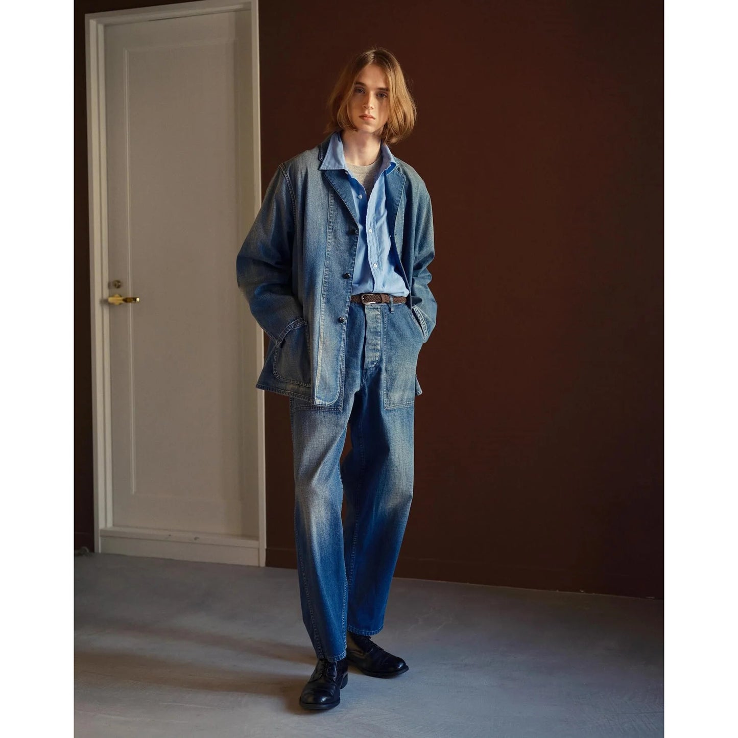 HERILL US Navy Denim Trousers