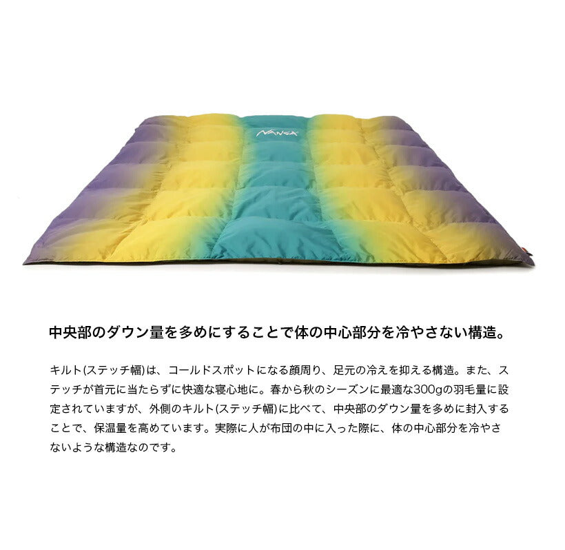 NANGA GOOD SLEEPING DOWN BLANKET SINGLE