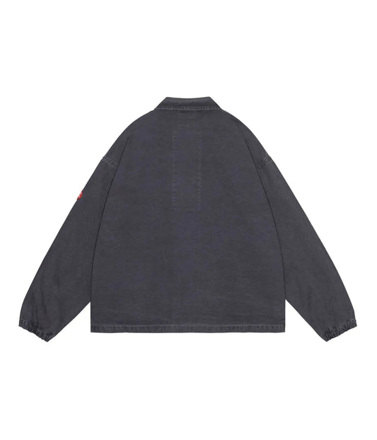Cav Empt C.E WASHED COTTON CANVAS ZIP JACKET