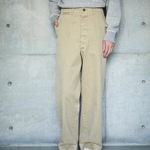orSlow VINTAGE FIT ARMY TROUSER STONE WASH Khaki Stone