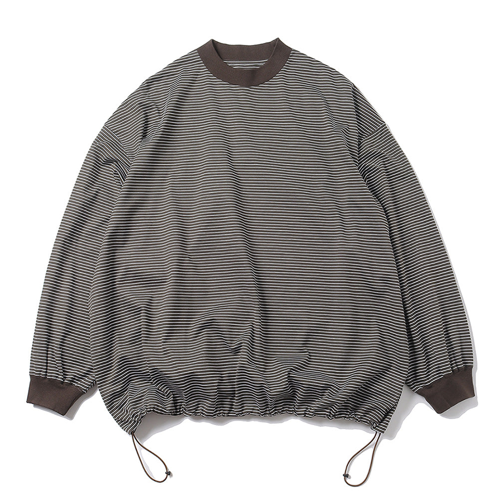 is-ness BALLOON LONG T SHIRT Border