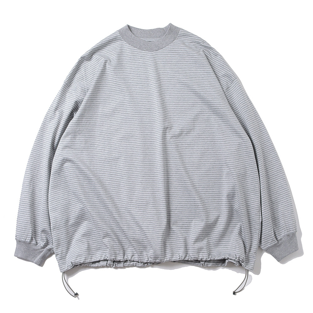 is-ness BALLOON LONG T SHIRT Border