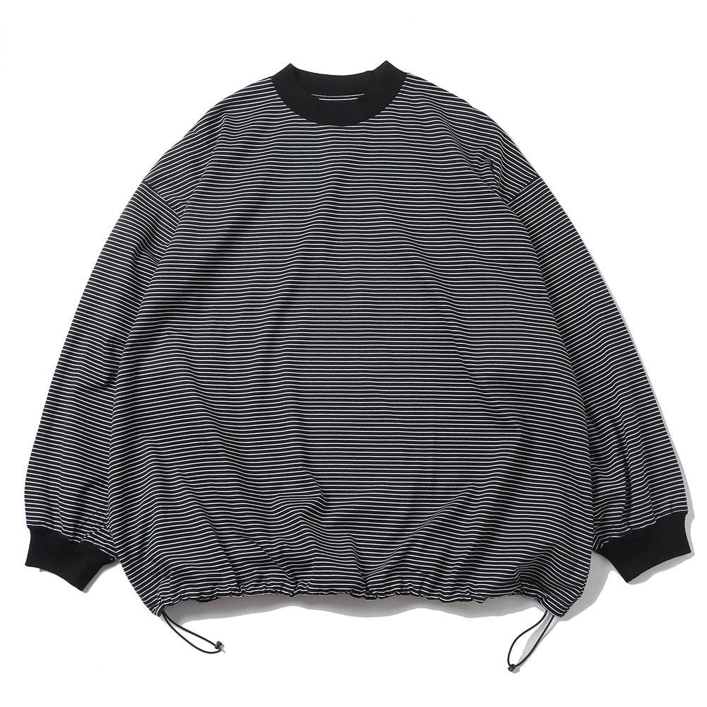 is-ness BALLOON LONG T SHIRT Border