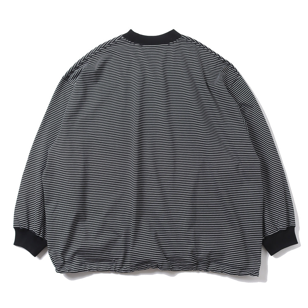 is-ness BALLOON LONG T SHIRT Border