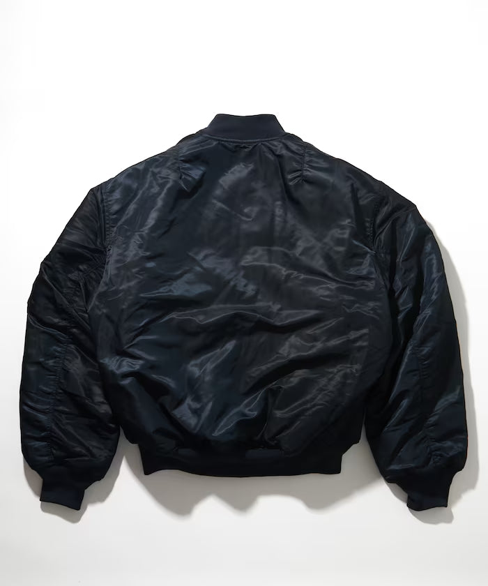 CAHLUMN Magazine Pocket Nylon Twill Flight Jacket “MA-1”