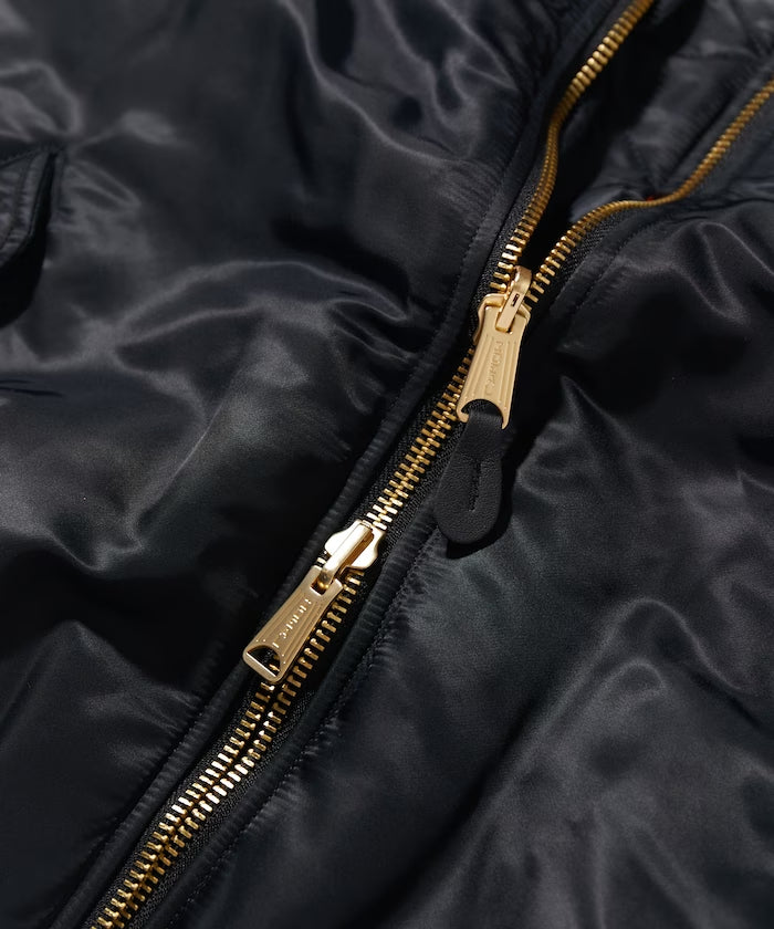 CAHLUMN Magazine Pocket Nylon Twill Flight Jacket “MA-1”