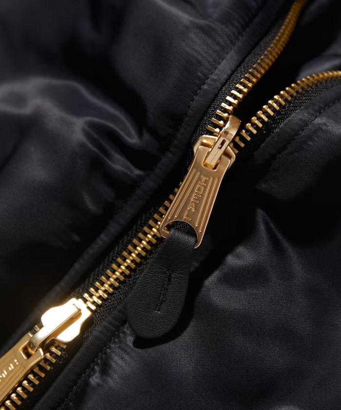 CAHLUMN Magazine Pocket Nylon Twill Flight Jacket “MA-1”