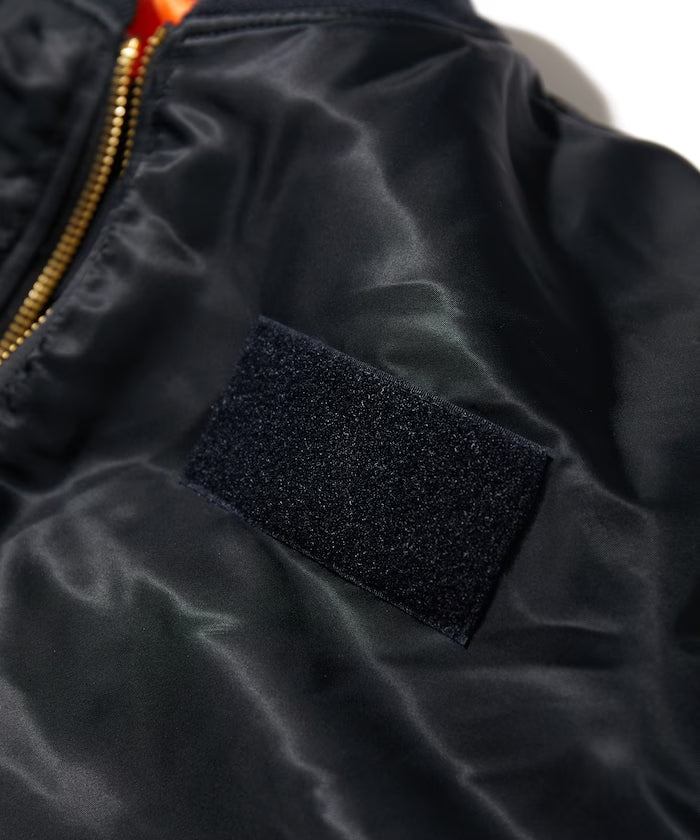 CAHLUMN Magazine Pocket Nylon Twill Flight Jacket “MA-1”