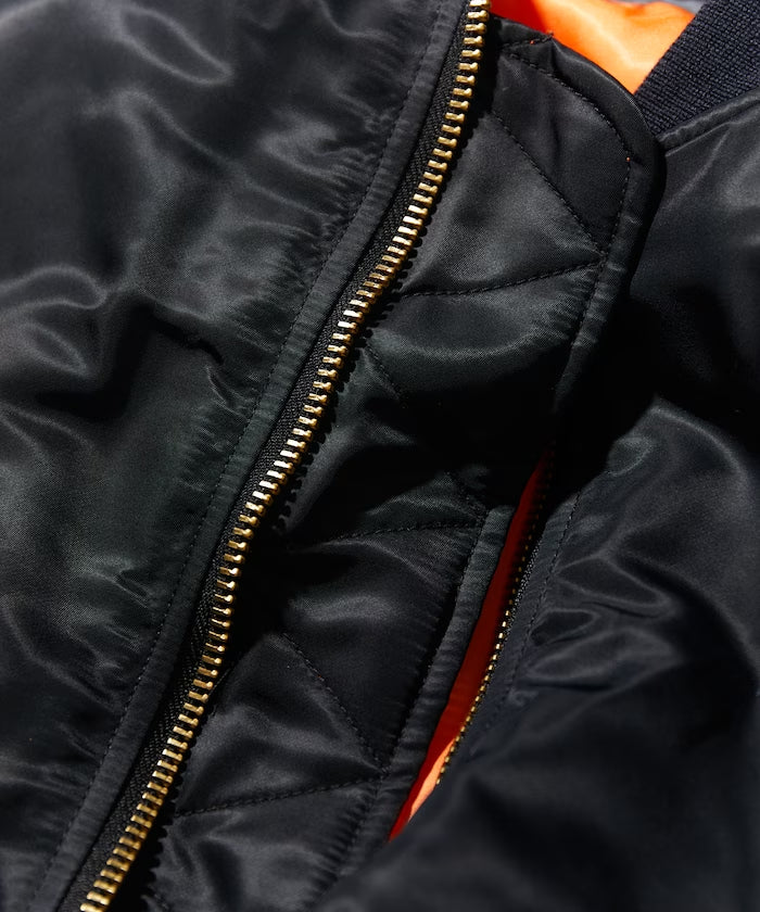 CAHLUMN Magazine Pocket Nylon Twill Flight Jacket “MA-1”