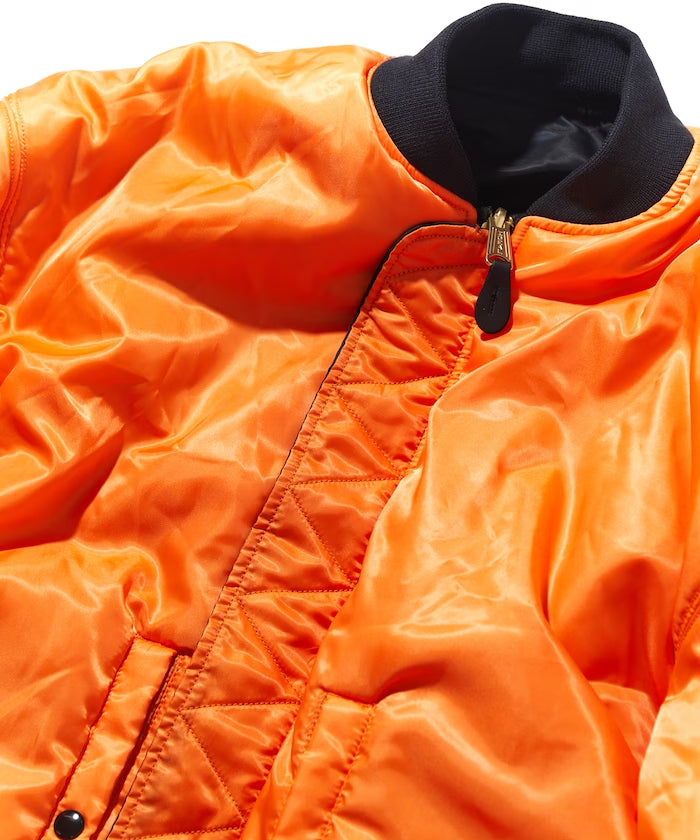 CAHLUMN Magazine Pocket Nylon Twill Flight Jacket “MA-1”