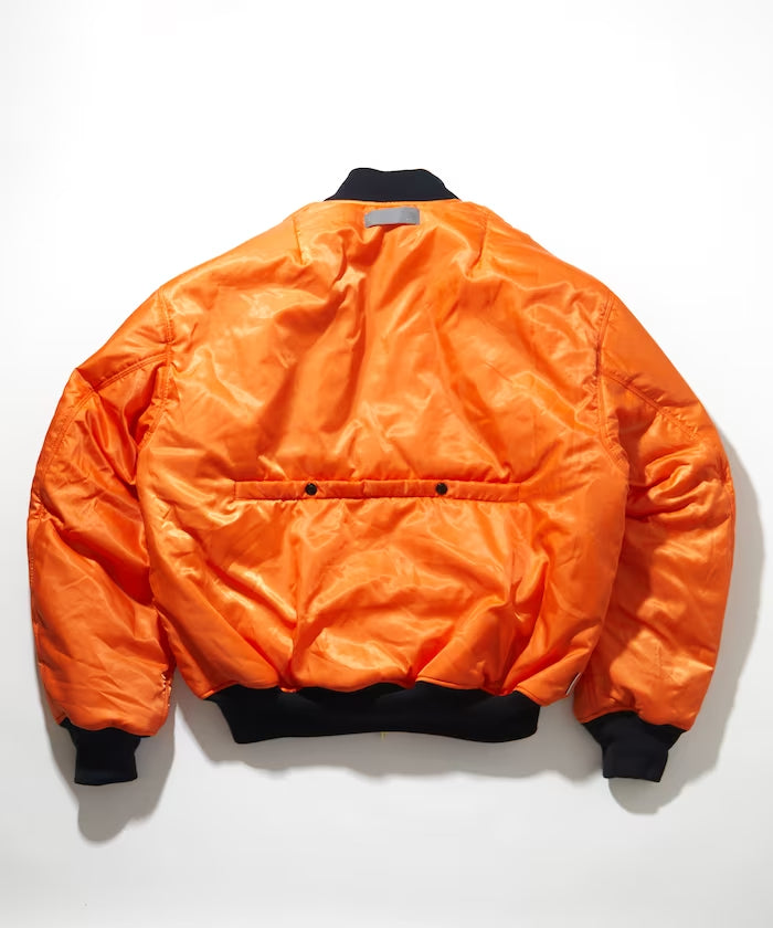 CAHLUMN Magazine Pocket Nylon Twill Flight Jacket “MA-1”