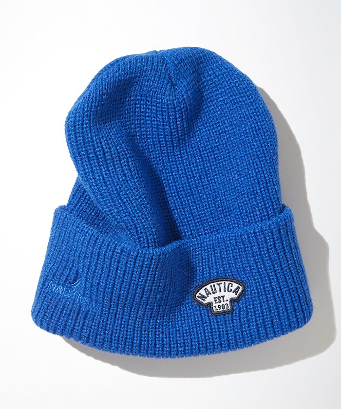 NAUTICA JAPAN Small Patch Logo Knit Beanie