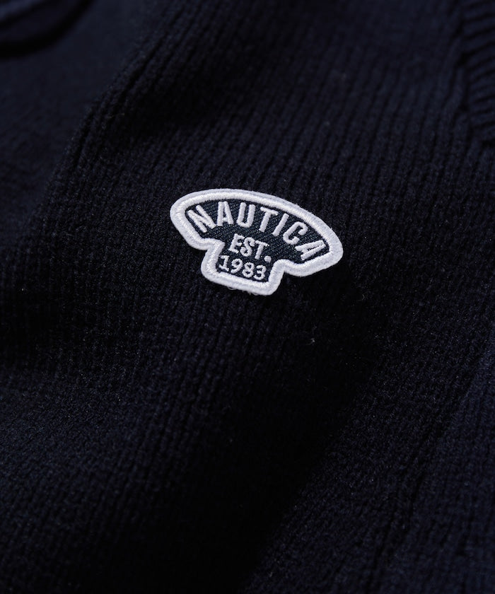 NAUTICA JAPAN Felt Patch Arch Logo Knit Pants