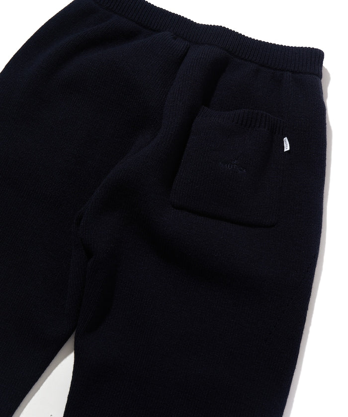 NAUTICA JAPAN Felt Patch Arch Logo Knit Pants