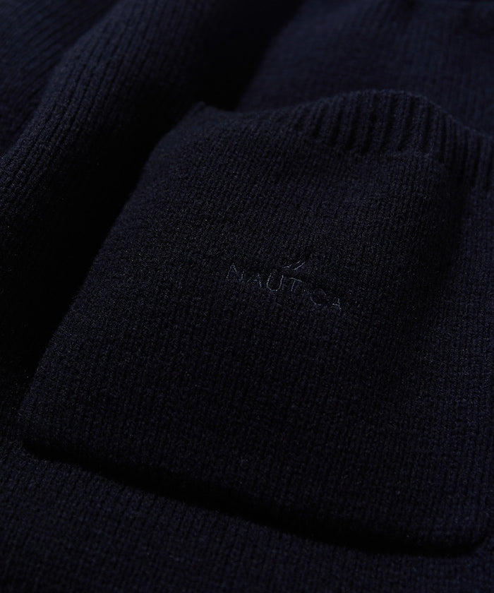 NAUTICA JAPAN Felt Patch Arch Logo Knit Pants