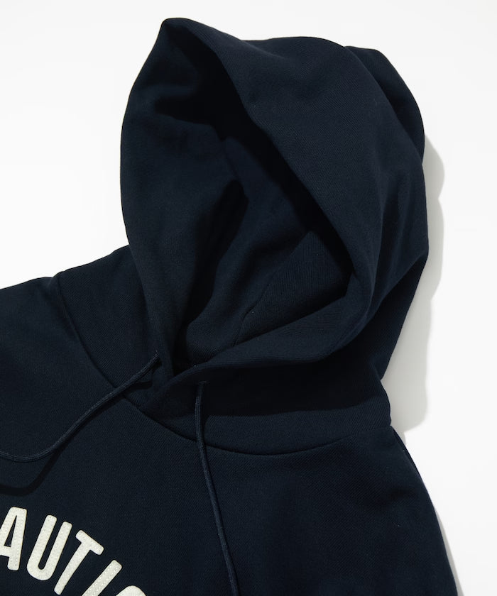 NAUTICA JAPAN Felt Patch Arch Logo Sweat Hoodie