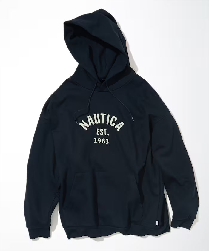 NAUTICA JAPAN Felt Patch Arch Logo Sweat Hoodie