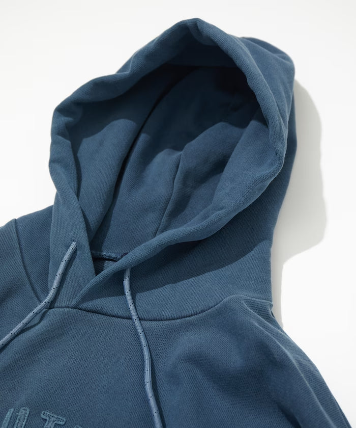 NAUTICA JAPAN Pigment Dyed Felt Patch Arch Logo Sweat Hoodie