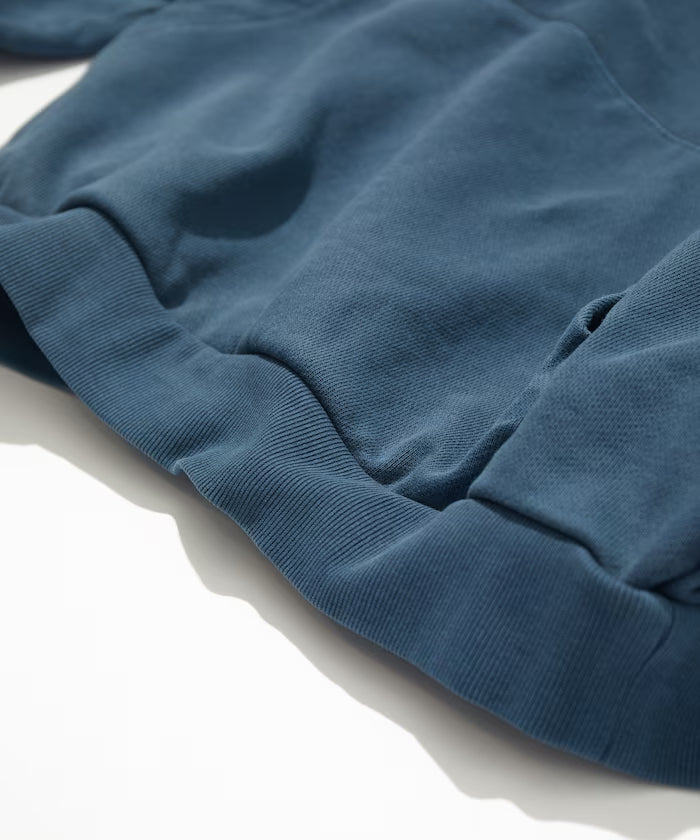 NAUTICA JAPAN Pigment Dyed Felt Patch Arch Logo Sweat Hoodie