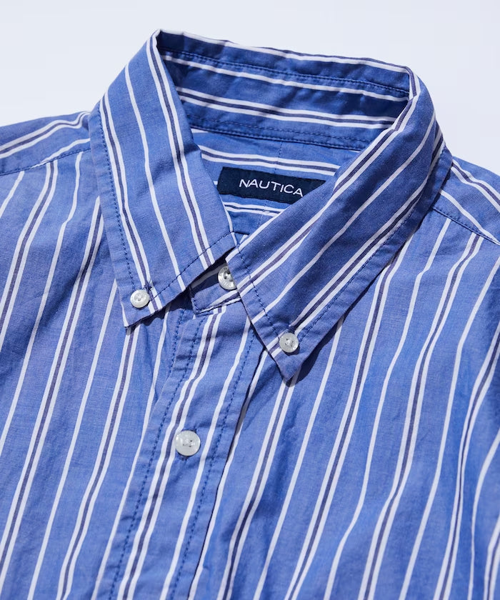 NAUTICA JAPAN Faded L/S Shirt (Broadcloth Stripes)
