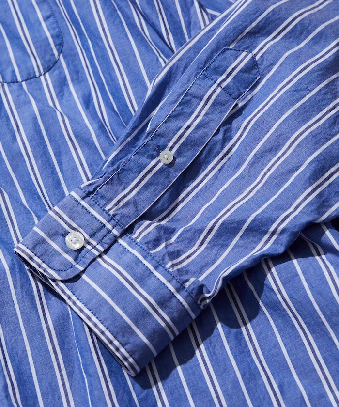 NAUTICA JAPAN Faded L/S Shirt (Broadcloth Stripes)