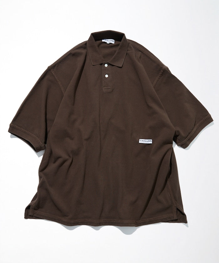 CAHLUMN Over dye Polo Shirt