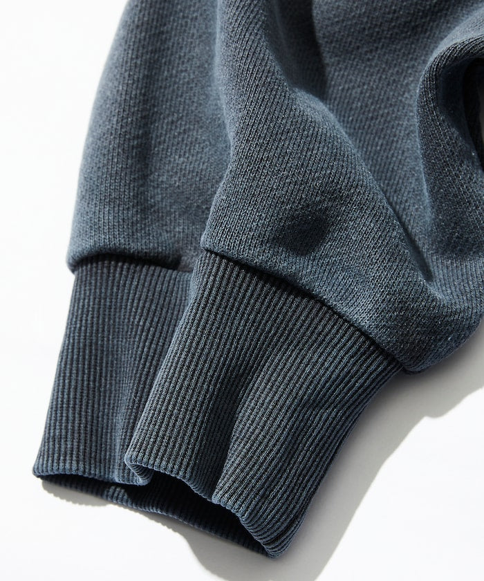NAUTICA JAPAN Garments Pigment Dyed Arch Logo Crewneck Sweatshirt
