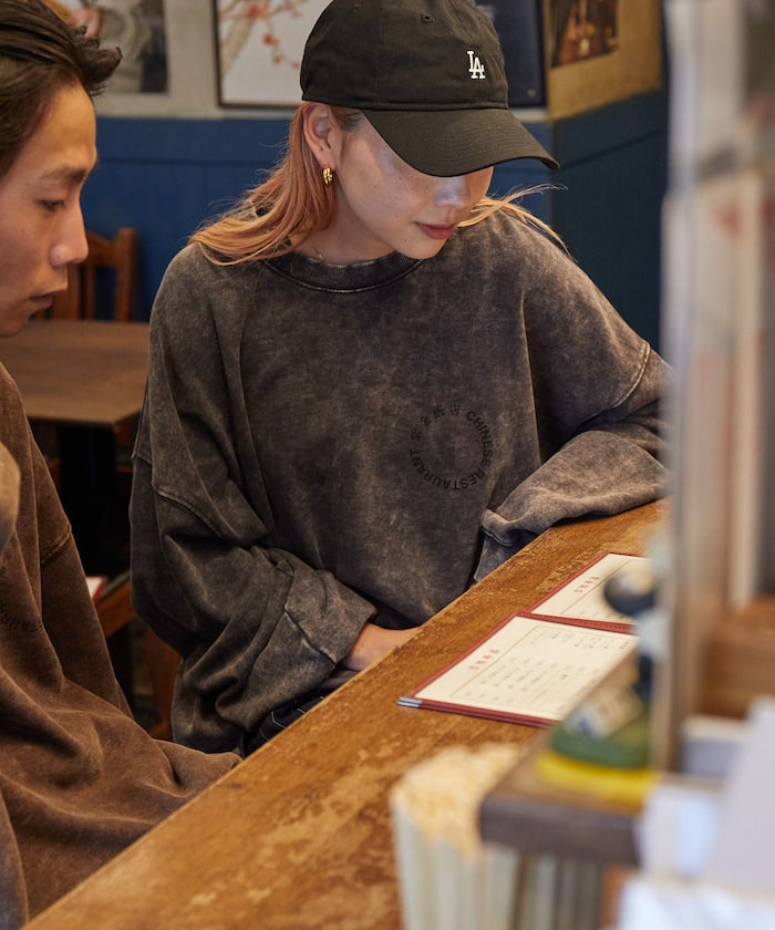 紫金飯店×FREAK'S STORE Exclusive Pigment Back Print Crew Neck Sweatshirt