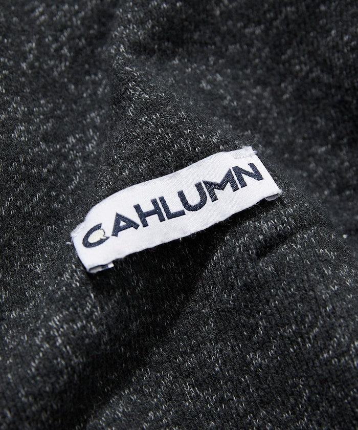 CAHLUMN Merino Wool+Cotton Loop Back heather Sweatshirt
