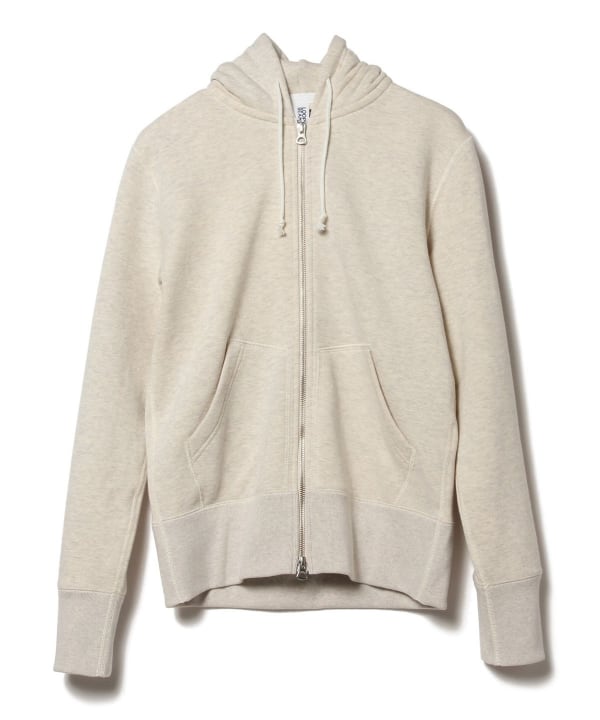 BEAMS PLUS x LOOPWHEELER Slim Zip Sweat Hoody