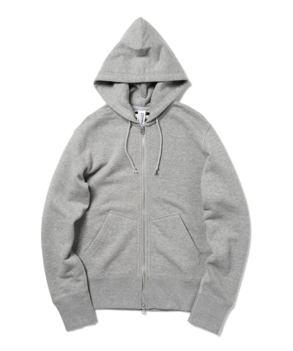 BEAMS PLUS x LOOPWHEELER Slim Zip Sweat Hoody