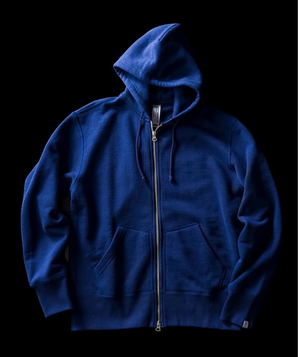 BEAMS PLUS x LOOPWHEELER Slim Zip Sweat Hoody