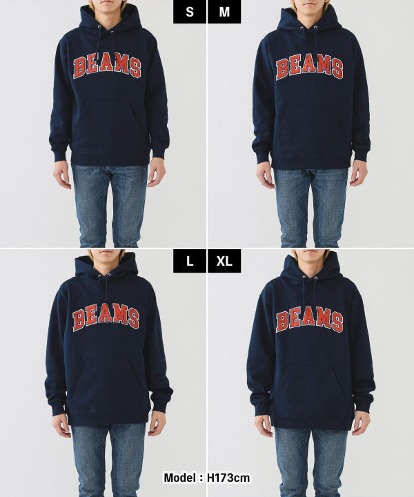 BEAMS Logo Basic Hoodie