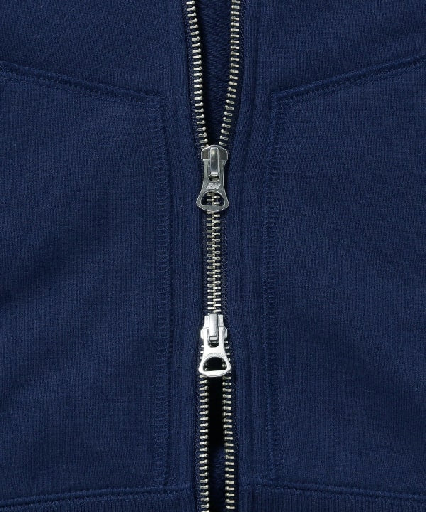 BEAMS PLUS x LOOPWHEELER Slim Zip Sweat Hoody