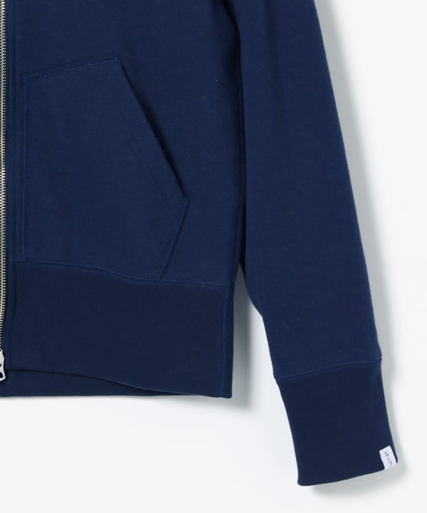 BEAMS PLUS x LOOPWHEELER Slim Zip Sweat Hoody