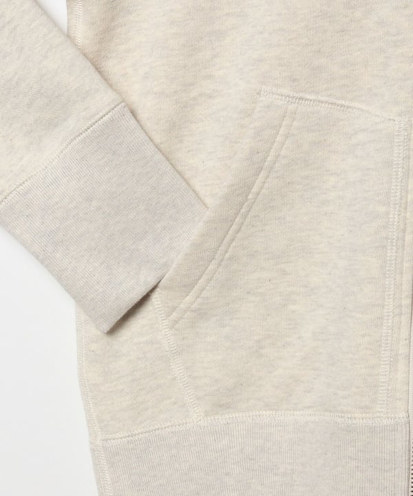 BEAMS PLUS x LOOPWHEELER Slim Zip Sweat Hoody