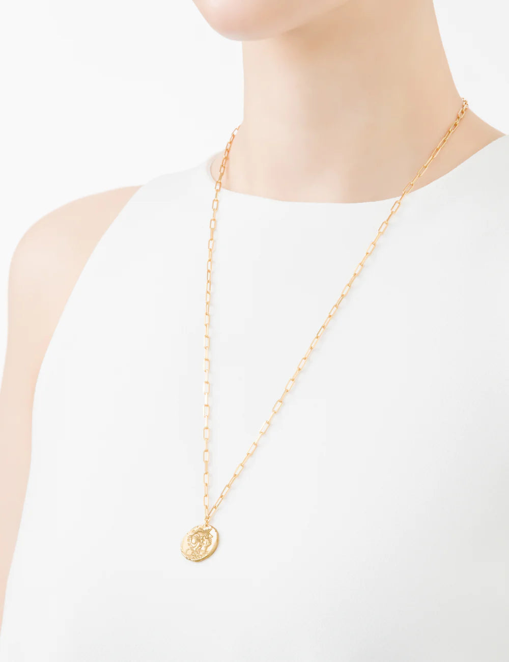 MARIHA Ancient Memories Necklace Athena/Warriors (gold colored)